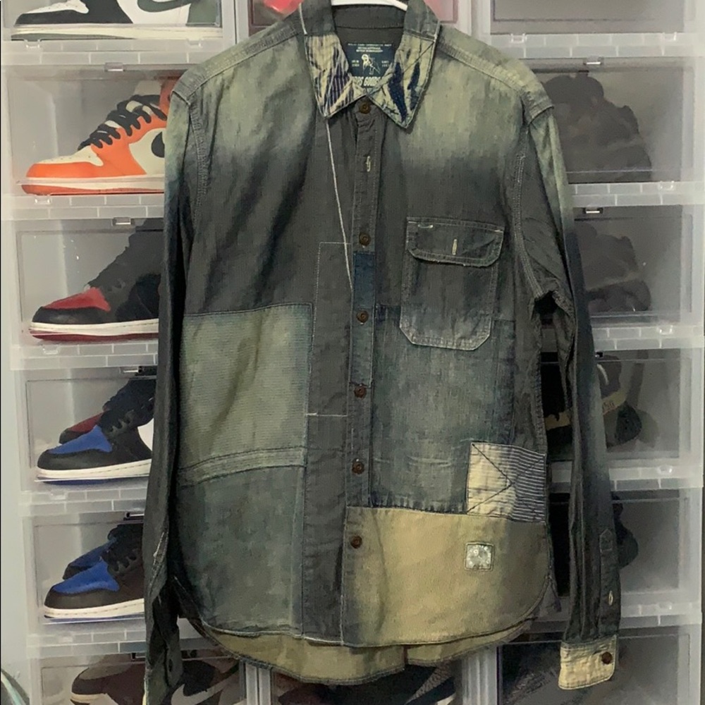 PRPS GOODS & CO DENIM BUTTON UP
